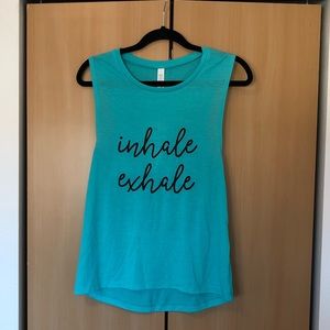 🌿Final Price🌿Women’s workout tee “Inhale exhale”